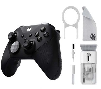 - Elite Series 2 Wireless Controller for Xbox One, Xbox Series X,S - Black With Cleaning Electric kit Bolt Axtion Bundle Used