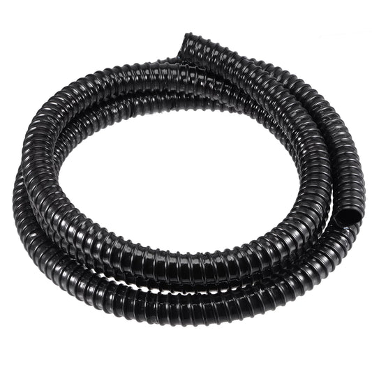 1 Inch ID Corrugated Pond Tubing Black PVC Tube Aquarium Hose, 10ft - Perfect for your project